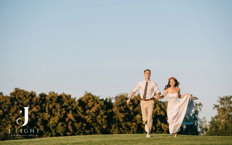 Engagement photography services by JLight