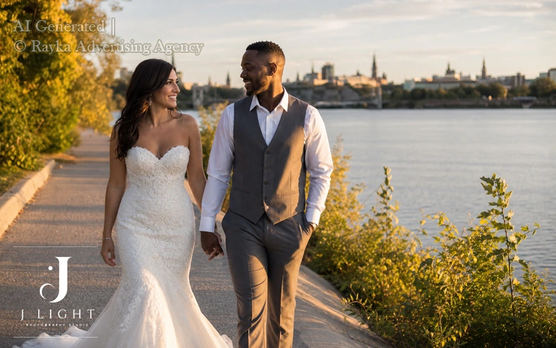 consider Golden Hour time for your wedding photoshoots