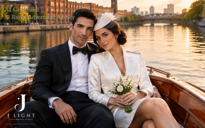 Lachine Canal is the best for romantic wedding photography style
