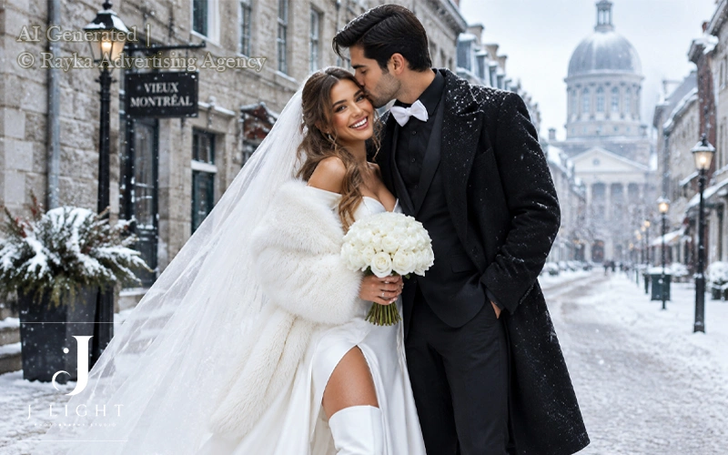 The Best Wedding Photo Locations in Montreal in Winter