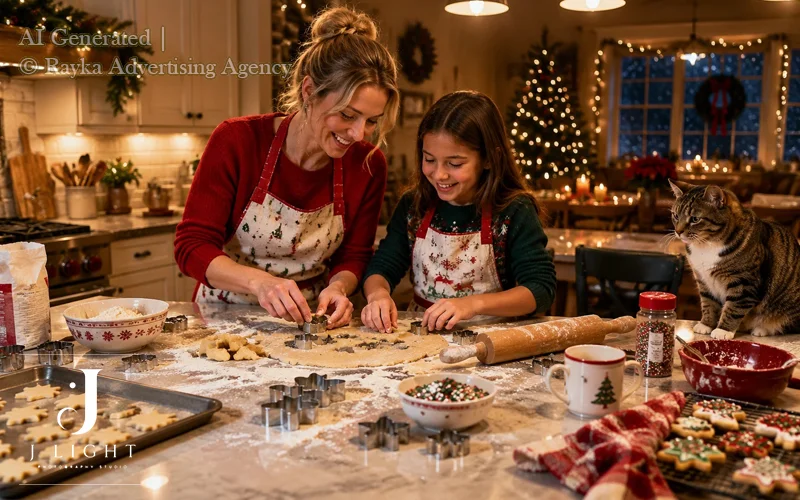 Christmas Photos with Kids and Pets