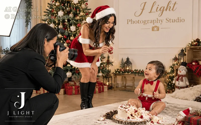 Create Beautiful Christmas Memories with J Light Photography Studio